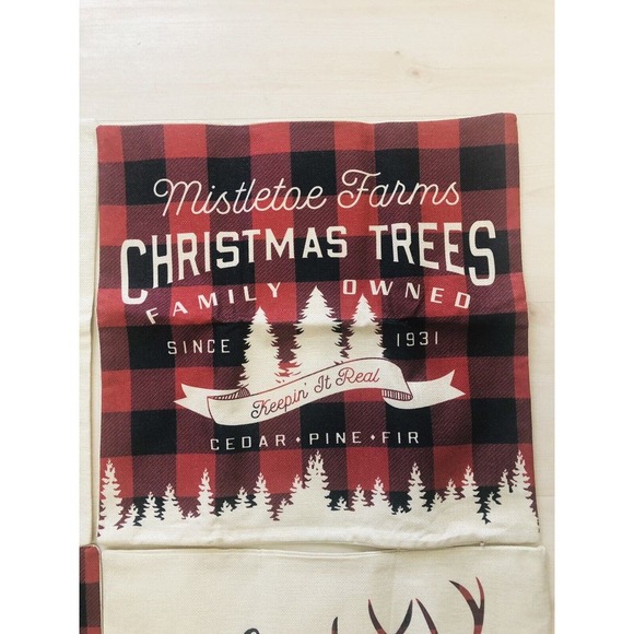 4X Christmas Cushion Cover Pillow Case Cotton Linen Home Sofa Bedroom Home Decor - Picture 5 of 8